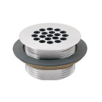 Haws 6463 Vandal-Resistant Waste Strainer Satin Chrome