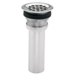 Haws 6458 Waste Strainer Chrome 4"