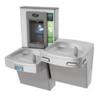 Oasis PG8EBFSLTM Stainless Steel Sensor-Operated (lower unit only) Dual Drinking Fountain with Bottle Filler