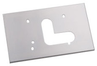 Haws BP3 Back Panel Satin Stainless Steel