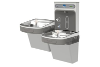 Elkay EZH20 LZSTLDDWSLK Filtered NON-REFRIGERATED Dual Drinking Fountain with Bottle Filler