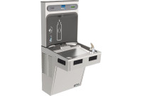 Elkay EZH2O LMABF8WSSK Filtered Stainless Steel Drinking Fountain with Bottle Filler