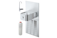 Elkay LNFEM8FK Filtered In-Wall Drinking Fountain with Glass Filler