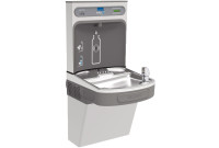 Elkay EZH2O LZS8WSVRSK Filtered Stainless Steel Drinking Fountain with Bottle Filler and Vandal-Resistant Bubbler