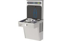 Halsey Taylor HydroBoost HTHB-HVRGRN8-NF GreenSpec Stainless Steel Drinking Fountain with Bottle Filler