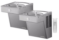 Halsey Taylor HVRGRN8BL-WF GreenSpec Filtered Vandal-Resistant Dual Drinking Fountain