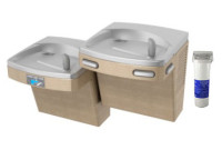 Oasis PGF8ACSLTM Filtered Sensor-Operated Dual Drinking Fountain