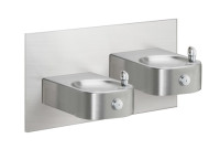 Elkay EHW217RAC NON-REFRIGERATED In-Wall Dual Drinking Fountain with Vandal-Resistant Bubbler