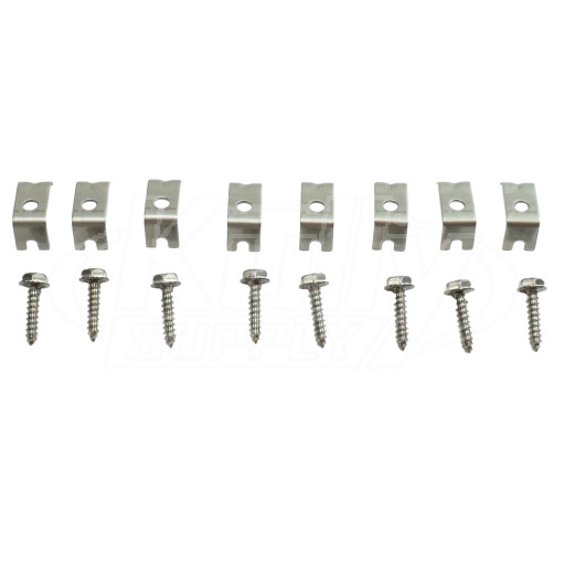 Sloan Flushmate AP100103-4PK 8 Pack of Metal Retainer Clips and Screws