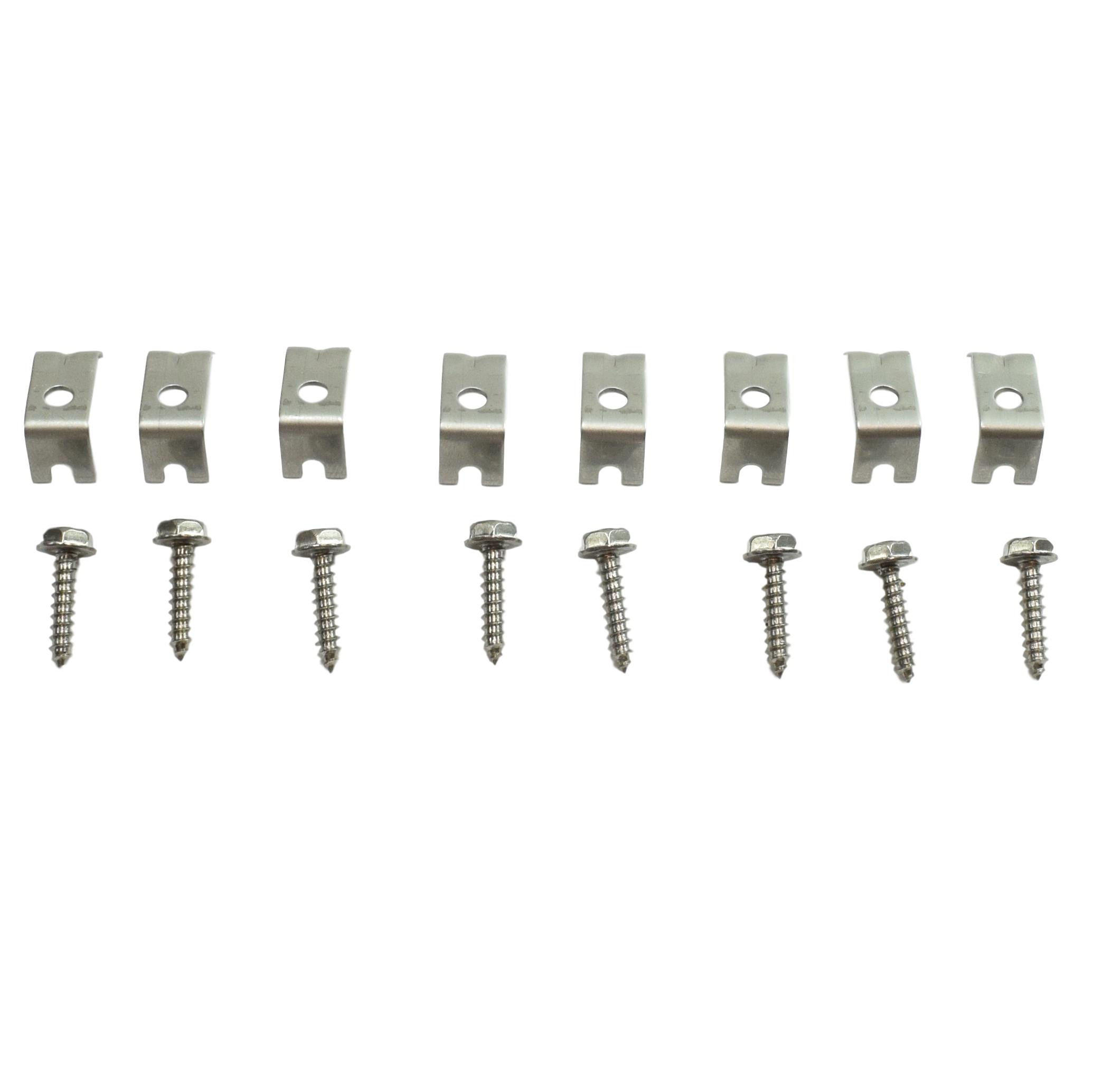 Sloan Flushmate AP100103-4PK 8 Pack of Metal Retainer Clips and Screws