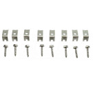 Sloan Flushmate AP100103-4PK 8 Pack of Metal Retainer Clips and Screws