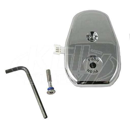 Zurn PR6000-MC-OB-G3 RetroFlush Metal Cover (OLD Style with Override Button)