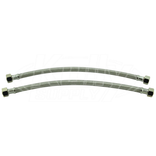 Zurn P6900-SSH-2 Supply Hose 3/8" x 3/8" x 12" (from Stop to MV)