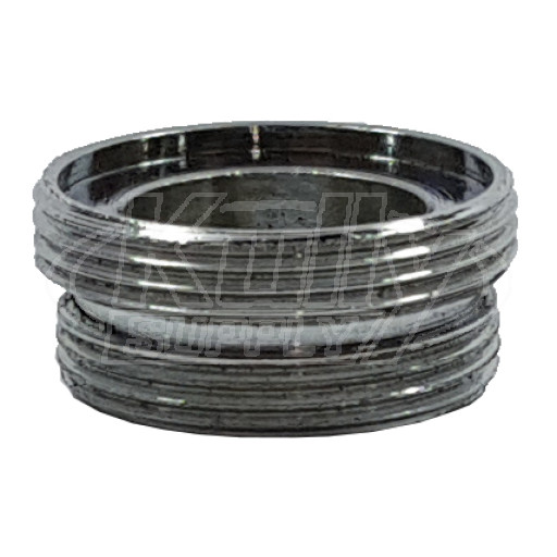Zurn 61602001 Adaptor, Aerator 3/4-27 Male X 13/16-27 Male