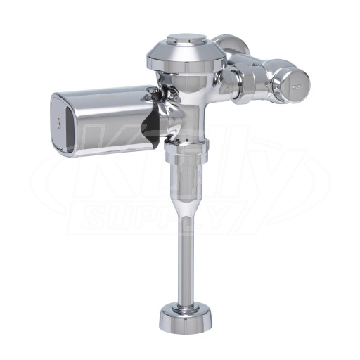 Zurn ZER6003AV-SM AquaSense Exposed Sensor Diaphragm 1.5 GPF Flush Valve with Plated Metal Cover