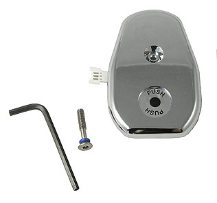 Zurn PR6000-MC-OB-G3 RetroFlush Metal Cover (OLD Style with Override Button)