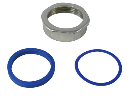 Zurn P6000-HN-CP Spud/Coupling Nut & Gaskets 1-1/2"