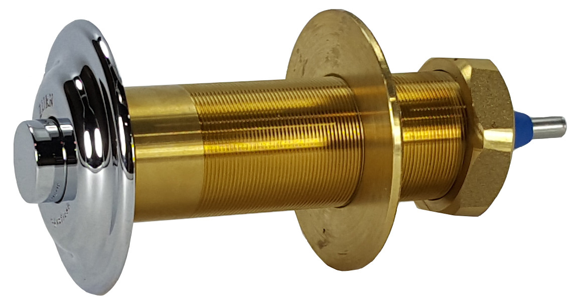Zurn P6000-NL-5.75L Small Push Button Assembly 5-3/4" LDIM (for 3" Wall Depth)