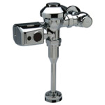 Zurn AquaSense ZER6003PL-WS1-CP Battery Powered Flush Valve