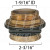 Toilet Spud (for standard 1.5" vacuum breaker flush tube)