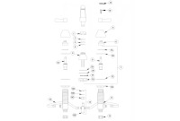 Zurn Widespread Swing Spout Faucet Parts Breakdown 