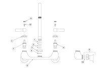 Zurn Z842 Gooseneck Faucet Parts Breakdown 