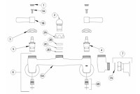 Zurn Z843 Swing Spout Faucet Parts Breakdown 