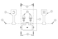 Zurn Z85500-LM Double Foot Pedal Valve Parts Breakdown